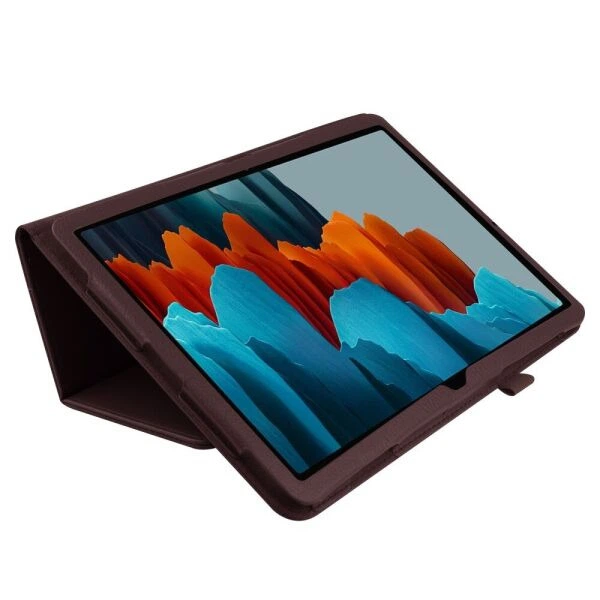 Чохол Deexe Folder Style для Samsung Galaxy Tab S7 (T870/875) / S8 (T700/706) - Coffee - зображення 6
