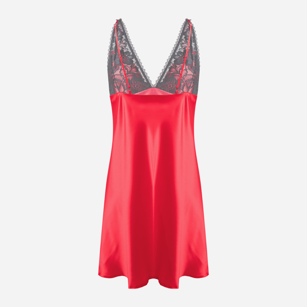Koszula nocna damska DKaren Slip Debbie XS Czerwona (5903068508400) - obraz 5