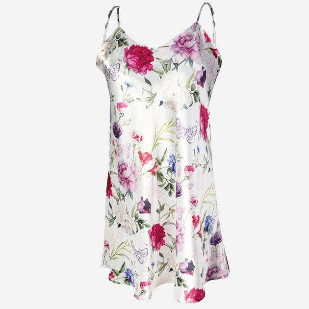Нічна сорочка жіноча DKaren Slip Flowers M Flower Pattern No. 5 (5903251423305) - зображення 3