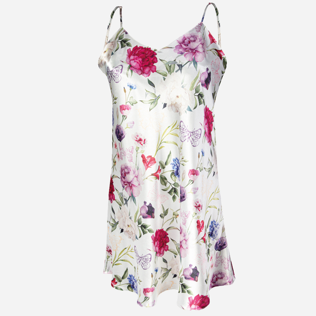 Koszula nocna damska DKaren Slip Flowers L Flower Pattern No. 5 (5903251423312) - obraz 3