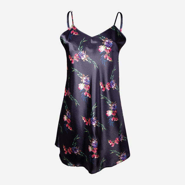 Koszula nocna damska DKaren Slip Flowers XS Flower Pattern No. 9 (5903251423527) - obraz 3