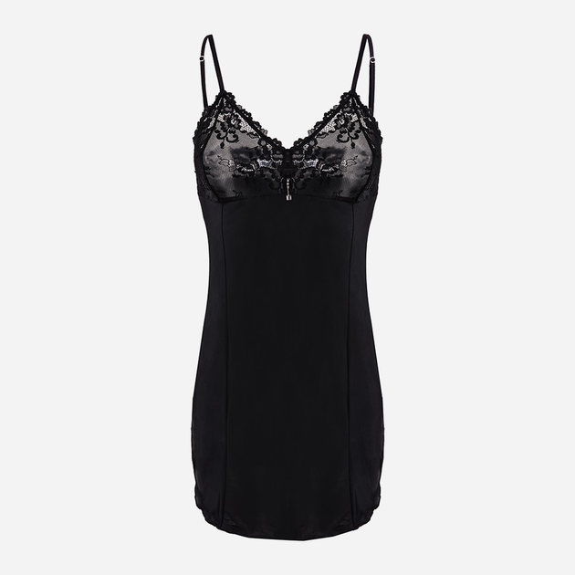 Koszula nocna damska DKaren Slip Greta XS Czarna (5902230075320) - obraz 3