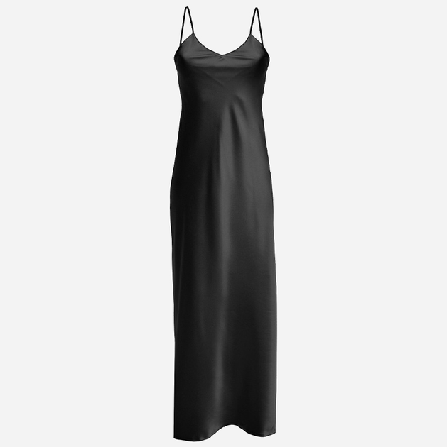 Koszula nocna damska DKaren Slip Iga L Czarna (5900652524242) - obraz 3