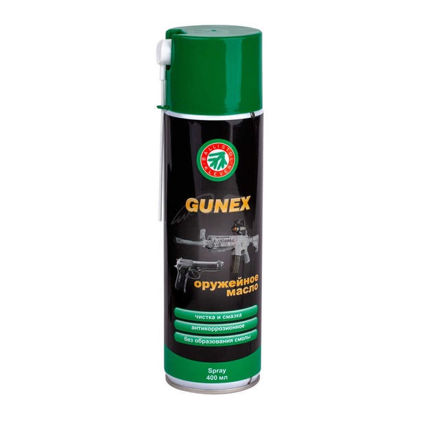 Збройова олія Gunex - спрей 400 мл 2000000064260 - зображення 1