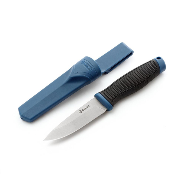 Нож Ganzo G806-BL голубой с ножнами - изображение 1