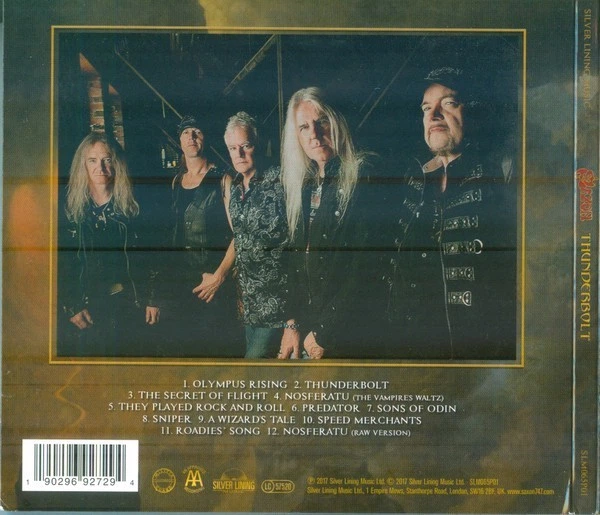 SAXON – Thunderbolt (CD, Digipack, UK) - зображення 2