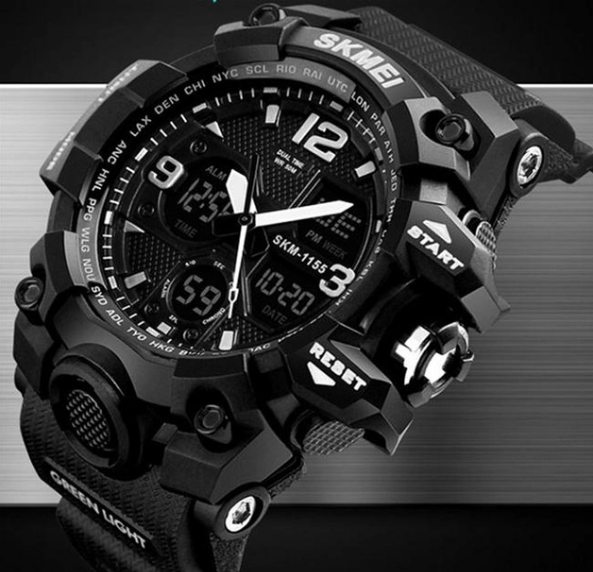 Часы наручные Skmei 1155BBK Black - изображение 2