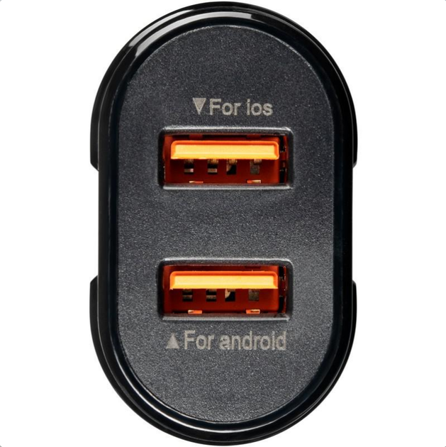 Сетевое зарядное устройство Gelius Pro Avangard GP-HC06 2USB 2.4A + кабель iPhone X Black - Фото 4 Сетевое зарядное устройство Gelius Pro Avangard GP-HC06 2USB 2.4A + кабель iPhone X Black - изображение 4