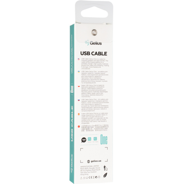 Кабель USB Gelius One GP-UC115 (1m) MicroUSB White - Фото 3 Кабель USB Gelius One GP-UC115 (1m) MicroUSB White - изображение 3