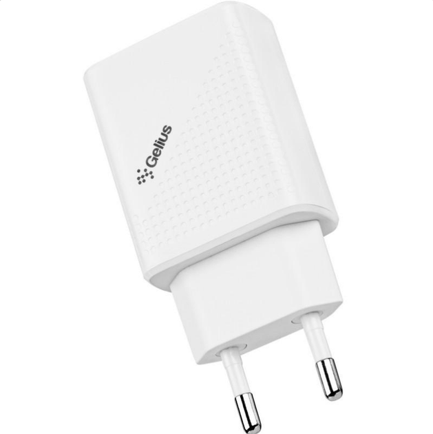 Сетевое зарядное устройство Gelius Pro Vogue GP-HC011 2USB 2.4A + кабель Lightning White - Фото 12 Сетевое зарядное устройство Gelius Pro Vogue GP-HC011 2USB 2.4A + кабель Lightning White - изображение 12