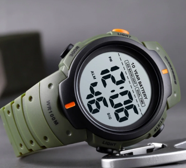 Годинник наручний Skmei 1560AG army green - зображення 2