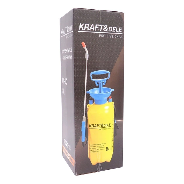 Опрыскиватель ручной Kraft&Dele KD2018 объем 8 л Желто-голубой - Фото 10 Опрыскиватель ручной Kraft&Dele KD2018 объем 8 л Желто-голубой - изображение 10