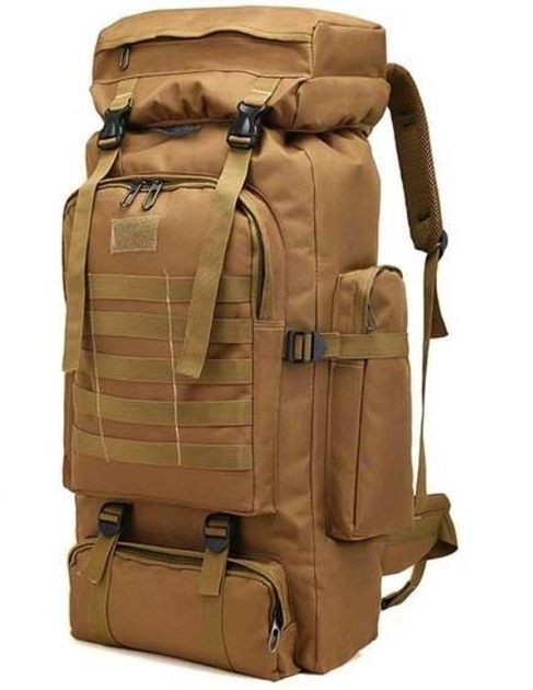 Рюкзак туристичний MHZ xs1725-2, койот, 70 л - зображення 1