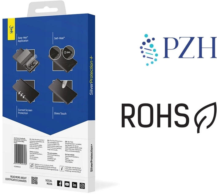 Folia ochronna 3MK Silver Protect+ do Huawei P30 Lite (5903108302722) - obraz 7