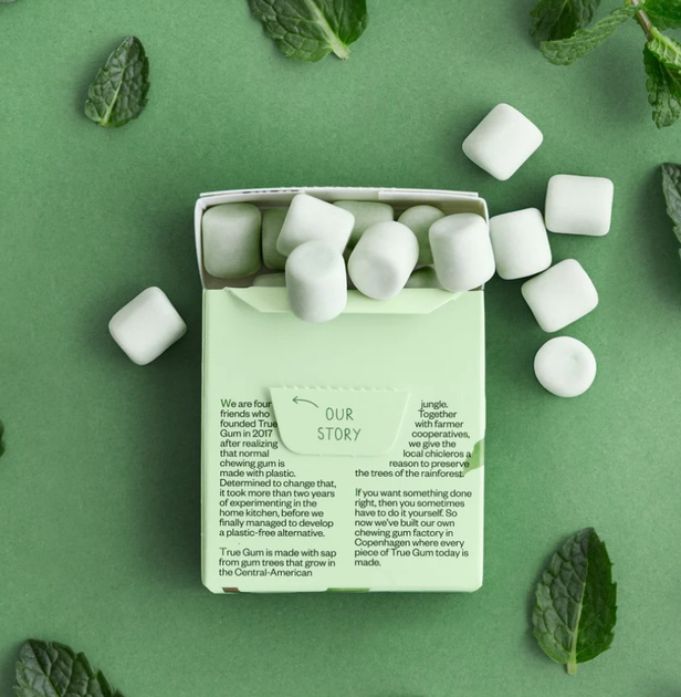 Жевательная резинка True Gum Со вкусом Мяты 21 г (5700002082503 ...