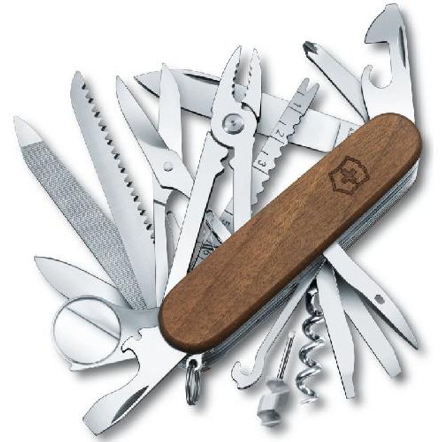 Ніж складаний Victorinox Swisschamp Wood (1.6791.63) - зображення 1