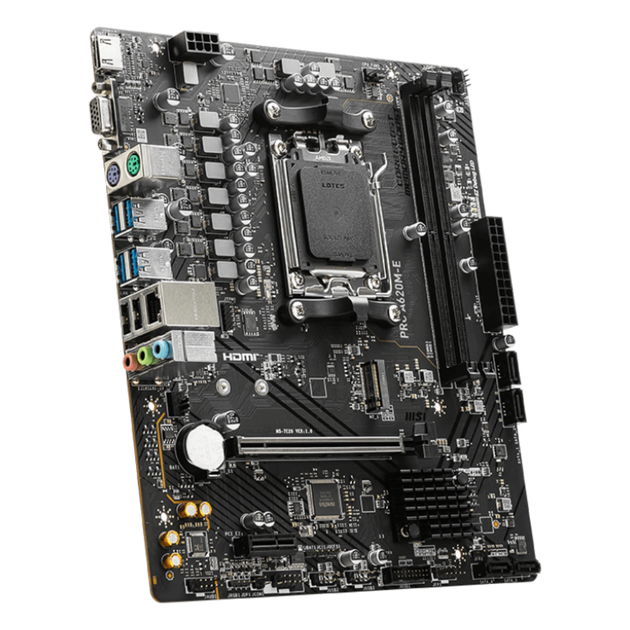 Материнская плата MSI PRO A620M-E Socket AM5/AMD A620/microATX/1xHDMI/VGA - изображение 2