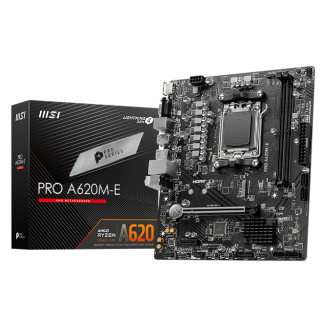 Материнская плата MSI PRO A620M-E Socket AM5/AMD A620/microATX/1xHDMI/VGA - изображение 4