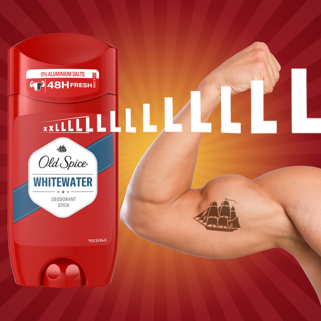 Dezodorant w sztyfcie Old Spice Whitewater 85 ml (8006540315118) - obraz 4