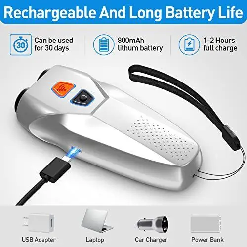 Отпугиватель для собак с фонариком Ultrasonic PU 70 silver - Фото 4 Отпугиватель для собак с фонариком Ultrasonic PU 70 silver - изображение 4