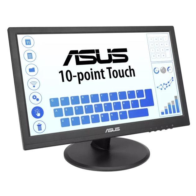 Монитор ЖК 15.6" Asus VT168HR TN/1366 х 768/60Гц сенсорный экран Черный - изображение 2