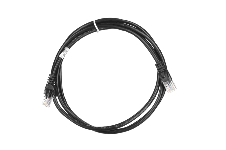 Патч-корд 2E Cat 5e 26AWG 2 м с экранированной витой парой UTP Черный (2E-PC5ECOP-200BK) - изображение 2