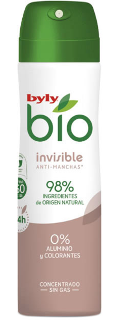 Dezodorant Byly Bio Natural 0% Invisible Desdorant Spray 75 ml (8411104045125) - obraz 1