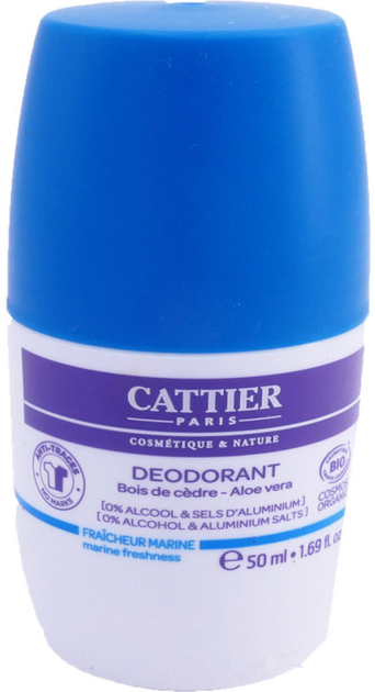 Дезодорант Cattier Paris Cattier Roll-On Aloe 50 мл (3283950919890) - зображення 1