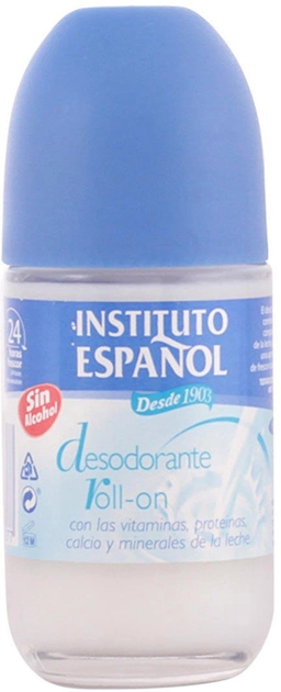 Dezodorant Instituto Espanol Milk And Vitamins Roll On 75 ml (8411047108277) - obraz 1