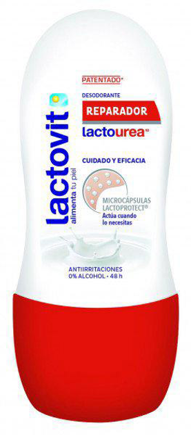 Dezodorant Lactovit Lactourea Roll On Refreshing 50 ml (8411135353626) - obraz 1
