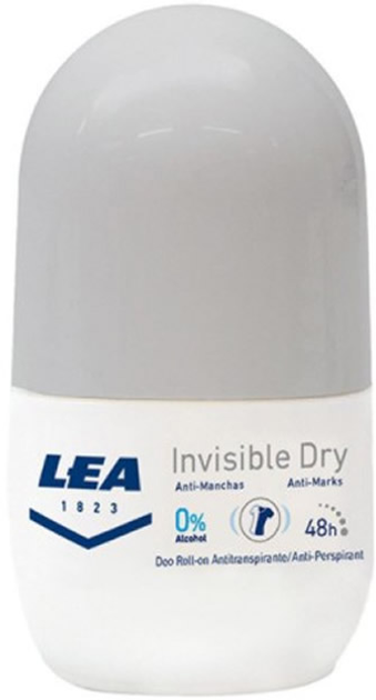 Антиперспірант Lea Invisible Dry 48h Roll-On 20 мл (8410737004271) - зображення 1