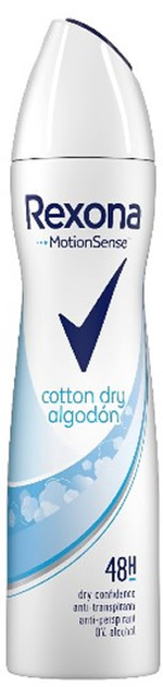 Antyperspirant Rexona Cotton Dry Algodon 48h 200 ml (8710447492185) - obraz 1