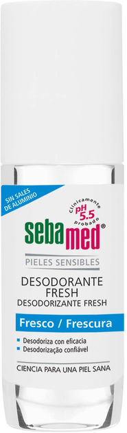 Dezodorant Sebamed Roll-On Fresh 50 ml (4103040120168) - obraz 1