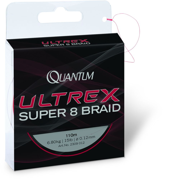Шнур Quantum Ultrex Super 8 Braid, 0,17 мм, 110 м, 10кг (2309017) - зображення 4