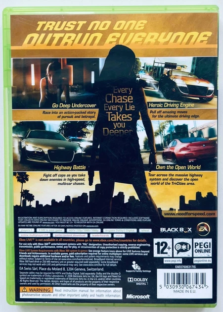 Need For Speed: Undercover, Б/У, английская версия - диск для Xbox 360 - изображение 3