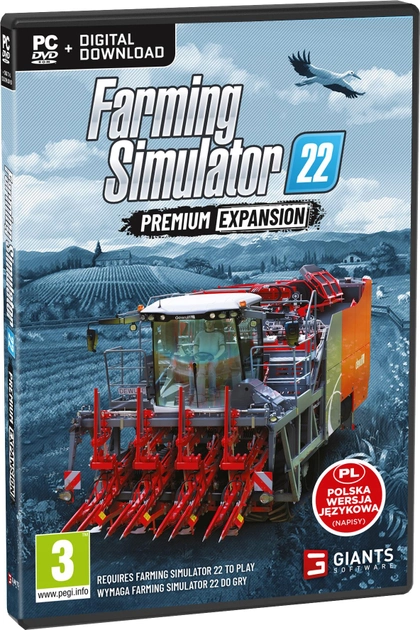 Gra PC Farming Simulator 22 Premium Expansion (Dvd-płyta) (4064635100890) - obraz 1