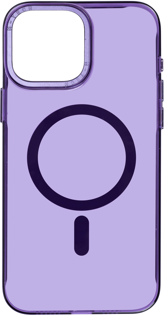 Акция на Панель ArmorStandart Y23 MagSafe для Apple iPhone 15 Pro Max Transparent/Purple от Rozetka