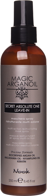Маска спрей NOOK MAGIC ARGAN OIL Absolute One Leave-In мультиактивна 250 мл - Фото 1 Маска спрей NOOK MAGIC ARGAN OIL Absolute One Leave-In мультиактивна 250 мл - изображение 1