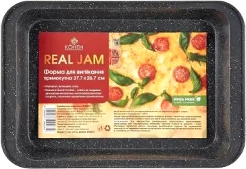 Форма для випікання Kohen Real Jam 37.4x25.3 см (KN94037) - Фото 3 Форма для випікання Kohen Real Jam 37.4x25.3 см (KN94037) - зображення 3