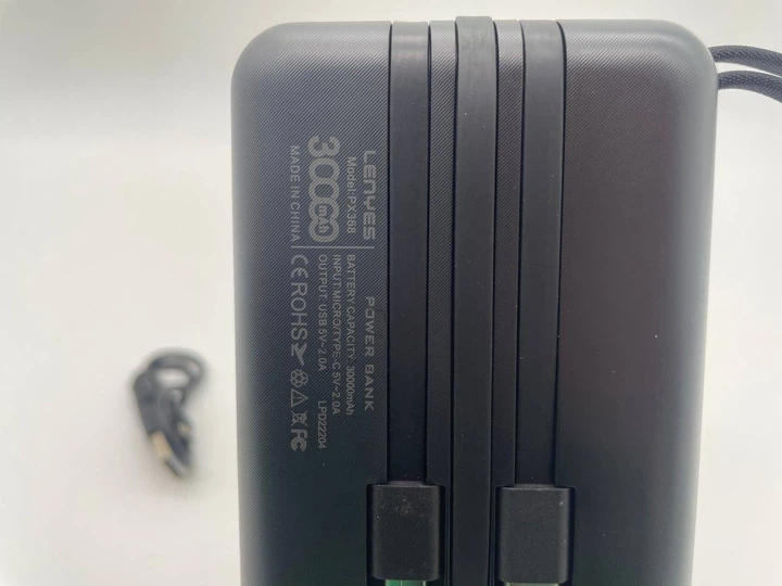 Power bank LENYES PX368 30000mAh (реальна ємність) - изображение 5