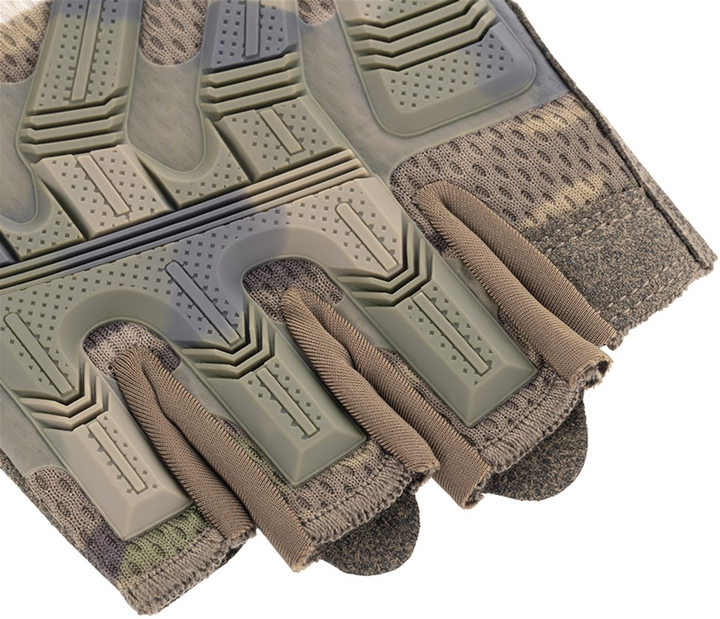 Перчатки тактические 2E беспалые L Камуфляж (2E-TACTGLOSUM-L-MC) - изображение 2