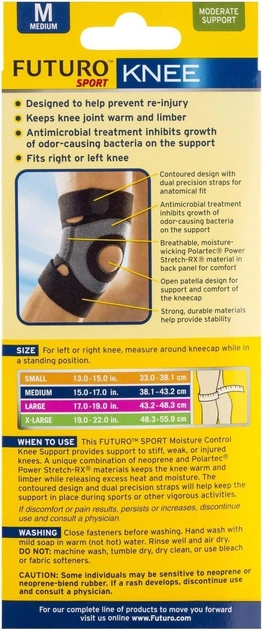 Бандаж на коліно Futuro Sport Knee Brace M (4005800210303) - зображення 2
