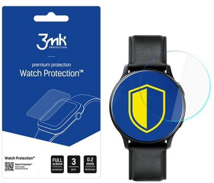 Folia ochronna 3MK ARC FS do Samsung Watch 2 Active 44 mm 3 szt (5903108207683) - obraz 1