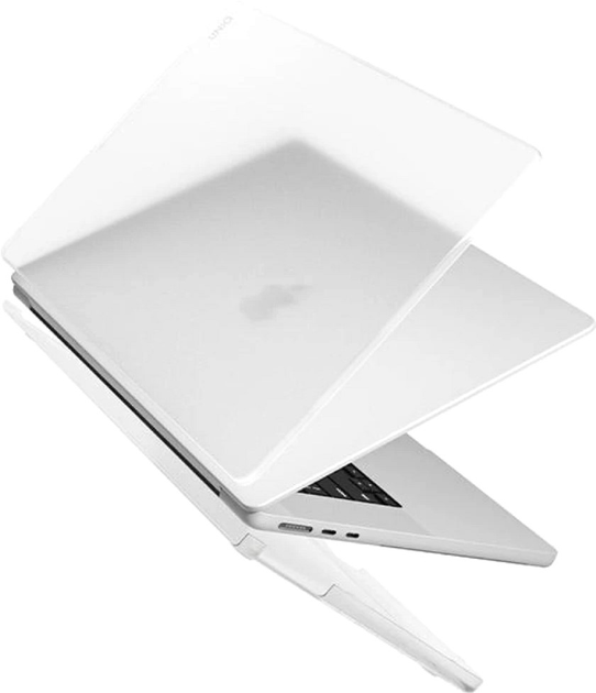 Etui na laptopa Uniq Claro do Apple MacBook Air 13 2022 Dove Matte Clear (8886463683224) - obraz 2