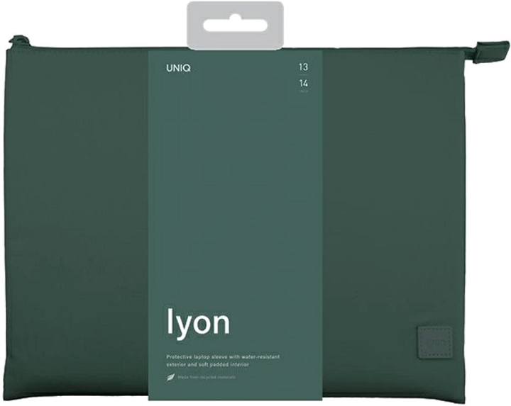 Чохол для ноутбука Uniq Lyon Sleeve 14" Forest Green (8886463684863) - зображення 3
