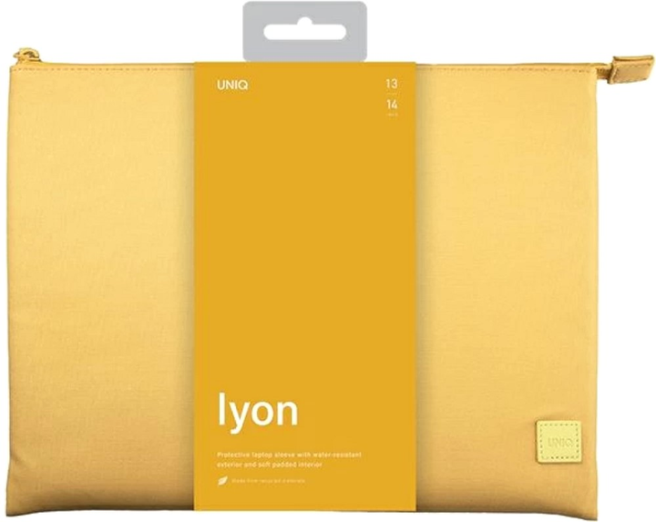 Pokrowiec na laptopa Uniq Lyon Sleeve 14" Canary Yellow (8886463684887) - obraz 3