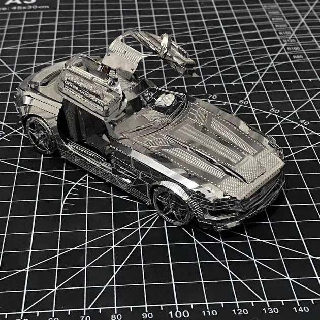 Металлический конструктор Vkstar 3d пазл автомобиль - изображение 5