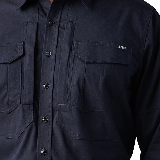 Сорочка тактична 5.11 Tactical ABR Pro Long Sleeve Shirt Dark Navy 3XL (72543-724) - изображение 3