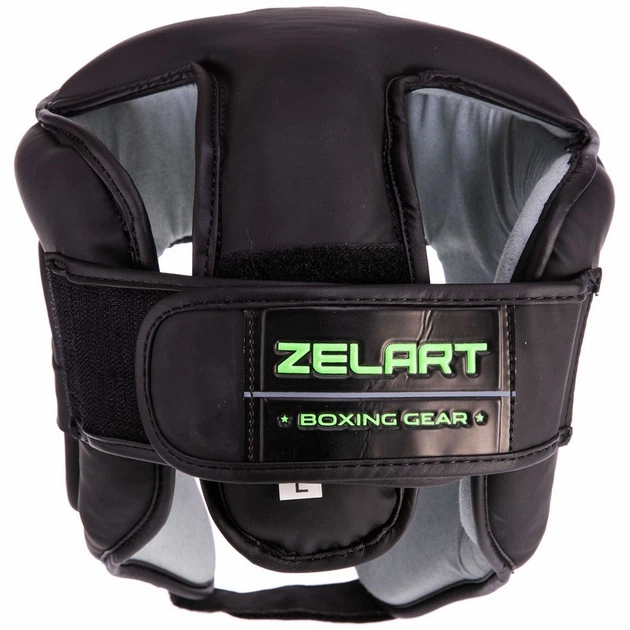 Шлем боксерский открытый с усиленной защитой макушки Zelart Fight Gear 3095 размер M Black - Фото 4 Шлем боксерский открытый с усиленной защитой макушки Zelart Fight Gear 3095 размер M Black - изображение 4