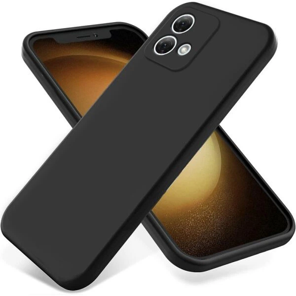 Силиконовый (TPU) чехол Deexe Silicone Case для Motorola Moto G84 - Black - Фото 1 Силиконовый (TPU) чехол Deexe Silicone Case для Motorola Moto G84 - Black - изображение 1